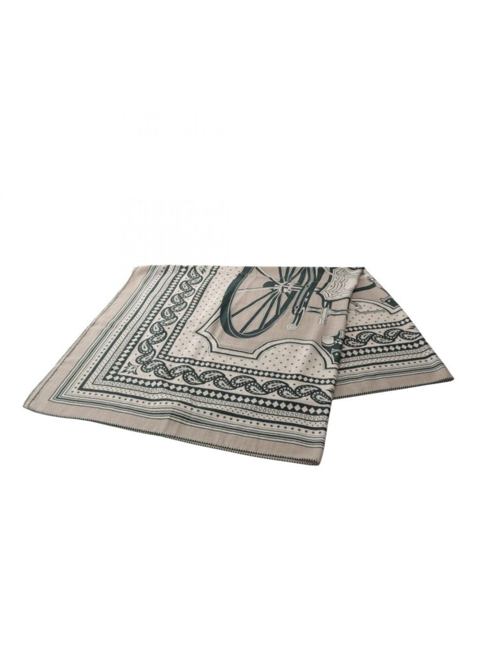 Hermes Scarf Carre Geant 140 les Roues de Phaeton Silk